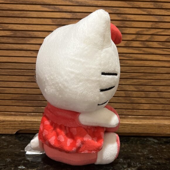 Hello Kitty Plush Stuffed Animal By Sanrio 2023 Pre-owned/ Glue On Bottom/ - Picture 4 of 10